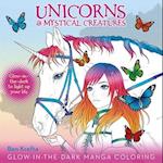 Unicorns & Mystical Creatures Glow-In-The-Dark Manga Coloring