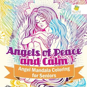 Angels of Peace and Calm Angel Mandala Coloring for Seniors