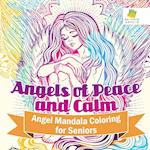 Angels of Peace and Calm Angel Mandala Coloring for Seniors