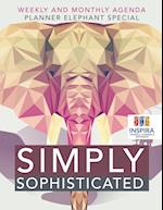 Simply Sophisticated Weekly and Monthly Agenda Planner Elephant Special