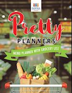 Pretty Planners Menu Planner with Grocery List