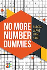 No More Number Dummies | Sudoku Large Print Hard