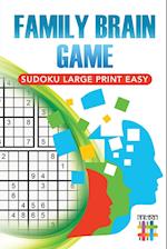 Family Brain Game | Sudoku Large Print Easy