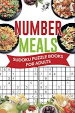 Number Meals Sudoku Puzzle Books for Adults