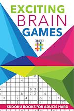 Exciting Brain Games Sudoku Books for Adults Hard