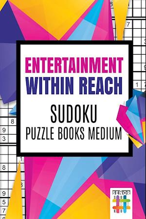 Entertainment Within Reach Sudoku Puzzle Books Medium