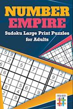 Number Empire Sudoku Large Print Puzzles for Adults