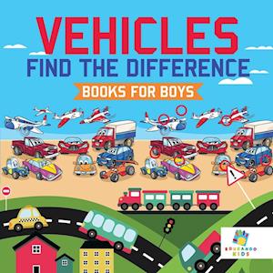 Vehicles Find the Difference Books for Boys