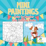 Mini Paintings Color by Number Kids Coloring Books