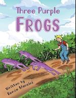 Three Purple Frogs