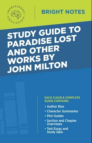 Study Guide to Paradise Lost and Other Works by John Milton