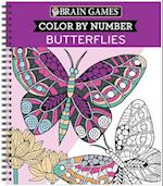 Brain Games Color by Number Butterflies
