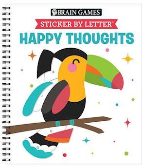 Brain Games - Sticker by Letter - Happy Thoughts