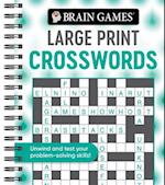 Brain Games - Large Print Crosswords (Swirls)