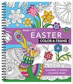 Color & Frame - Easter (Adult Coloring Book)