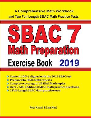 SBAC 7 Math Preparation Exercise Book