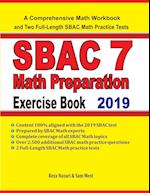 SBAC 7 Math Preparation Exercise Book