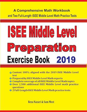 ISEE Middle Level Math Preparation Exercise Book