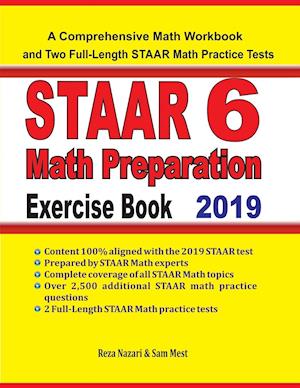 STAAR 6 Math Preparation Exercise Book