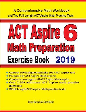 ACT Aspire 6 Math Preparation Exercise Book