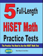5 Full-Length Common Core Grade 8 Math Practice Tests
