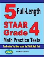 5 Full-Length STAAR Grade 4 Math Practice Tests