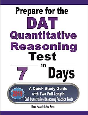 Prepare for the DAT Quantitative Reasoning Test in 7 Days