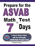 Prepare for the ASVAB Math Test in 7 Days