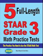 5 Full-Length STAAR Grade 3 Math Practice Tests