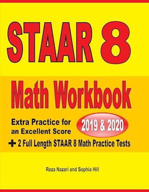 STAAR Grade 8 Math Workbook 2019 & 2020