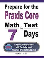 Prepare for the Praxis Core Math Test in 7 Days