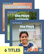 She Plays Sports (Set of 6)