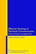 Effective Teaching of Technical Communication