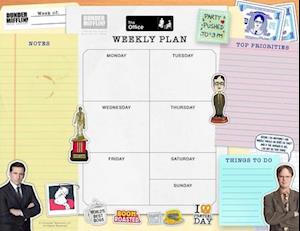 The Office: Weekly Planner Notepad