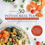 50 Indian Meal Plans: School Snack & Bus Snack Included 