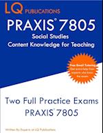 PRAXIS 7805 Social Studies Content Knowledge for Teaching