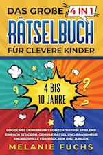 Das große 4 in 1 Rätselbuch für clevere Kinder