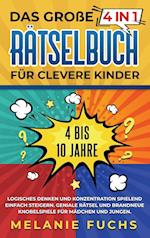 Das große 4 in 1 Rätselbuch für clevere Kinder