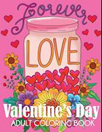 Valentine's Day Adult Coloring Book 