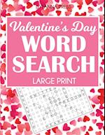 Valentine's Day Word Search Large Print