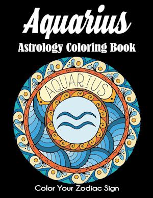 Aquarius Astrology Coloring Book