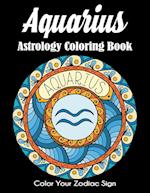 Aquarius Astrology Coloring Book