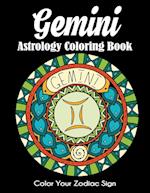 Gemini Astrology Coloring Book