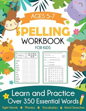 Spelling Workbook for Kids Ages 5-7