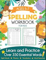 Spelling Workbook for Kids Ages 5-7