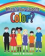 What Is Your Favorite Color? 