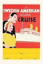 Vintage Journal Swedish Cruise Travel Poster