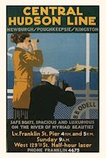 Vintage Journal Central Hudson Line Travel Poster