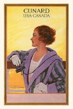 Vintage Journal Cunard Line Travel Poster