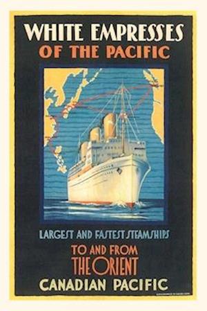 Vintage Journal White Empress of the Pacific Steamship